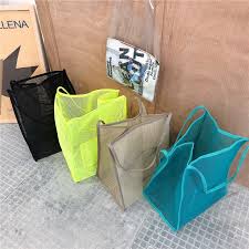 Buy the best and latest large mesh bags on banggood.com offer the quality large mesh bags on sale with worldwide free shipping. Mesh Hollow Handbag Single Shoulder Bag Transparent Mesh Bag Large Capacity Women S Bag Storage Shopping Bag Armpit Beach Bag Shopee Singapore