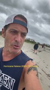 Live Hurricane Helene footage from local beach 2pm est. Hurricane Helene  packing some power. Will update again soon. #hurricanehelene2024 #hurricane  #florida #update #fyp