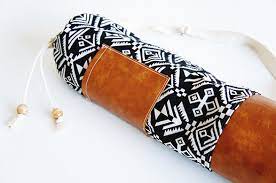 It has a pocket deep enough for cell phones. Pfaff June 2015 Free Sewing Project Boho Yoga Mat Bag