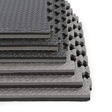 Clevr 1 Extra Thick Reversible Interlocking Eva Gym Foam Floor Mat Tiles 24 X 24 Protective Flooring For Gym E Foam Flooring Foam Mat Flooring Floor Mats