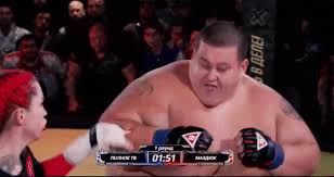 Maybe you would like to learn more about one of these? Video Of 140 Lb Woman Beating The Shit Out Of 530 Lb Man In Russian Mma Fight Is The Only Video You Need To Watch Today Dean Blundell S Sports News Podcast Network