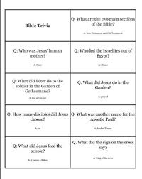 Choose the easy questions or turn the right answer into a true or false option. Bible Trivia Worksheets Teaching Resources Teachers Pay Teachers