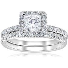 Attractive Princess Cut Diamond Wedding Rings Innovative