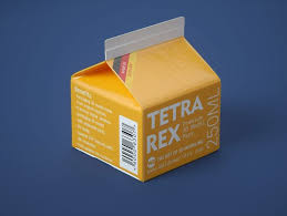 Tetra Rex 250ml Professional Carton Packaging 3d Model Pak Tetra Pak Tetra Packaging