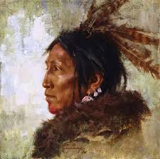 HAWK FEATHERS Howard Terpning Giclee On Canvas Artist Proof