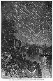Meteor Shower Of 1833 Joseph Smith Foundation In 2020 Leonid Meteor Shower Meteor Shower Astronomy Art