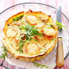 Quiche Aux Pommes Et Au Chevre Recettes Recette Recettes De Cuisine Recette Quiche Recette
