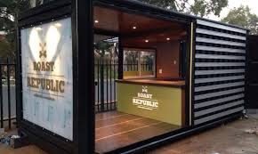كونتينر كافيه i medina åbningstider i dag. Old Shipping Container Is Converted Into A Chic Coffee Shop In Johannesburg Container House Design Building A Container Home Container House