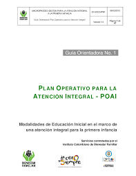 Portafolio completo de trámites, programas y servicios del icbf para la ciudadanía. Pdf G1 Mo2 Mpm1 Guia Orientadora Poai V1 Samuel Hernandez Academia Edu