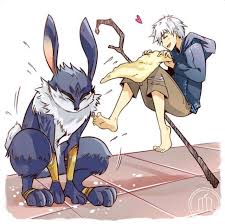 Jack Frost And Easter Bunny Rise Of The Guardians Jack Frost Jack Frost Anime