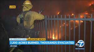 If the map below does not load, click here to view. Silverado Fire Map Areas Under Evacuation Orders Warnings As Blaze Scorches Irvine Area Near Santiago Canyon In Orange County Abc7 Los Angeles