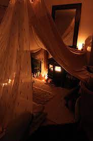 For a cozy date night in: Romantic Grown Up Fort Ideas For A Nostalgic Date Night Milk Glass Productions