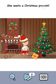 Sehingga anda membutuhkan kunci jawaban brain out sinterklas untuk solusinya. Brain Crack Level 225 She Wants A Christmas Answer Daze Puzzle