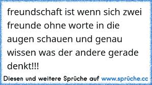 Gute Freunde Sind Diedie Dich Anschauen Und Ohne Worte Wissen Was