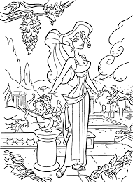 See more ideas about coloring pages, coloring books, colouring pages. Https Coloring 4kids Com Meg From Hercules Coloring Pages For Kids Printable Free