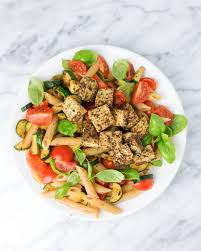 Funf Zutaten Basilikum Gemuse Pasta Mit Tofu Tofu Rezepte Tofu Rezepte Einfach Rezepte