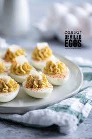 Caesar Deviled Eggs Recipe Recipe Taste And Tell Recipe Deviled Eggs Recipe Recipes Food