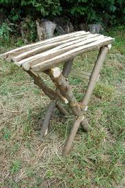 Hand Made Split Wood Table Primitive Tables Wood Table Wood
