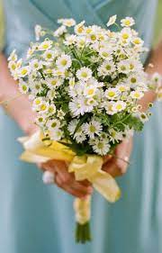 Daisy bouquet, yellow bouquet, bridal bouquet, brides bouquet, dried flower bouquet, bridesmaid bouq. A Cheaper Way To Floral Chic Single Bloom Bouquets Daisy Bouquet Wedding Wedding Bouquets Wedding Flowers