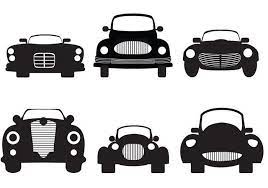 Classic Car Silhouette Car Silhouette Vector Art Design Free Vector Art