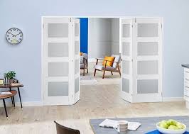 Contemporary White Internal Frenchfold Doors With 4 Light Frosted Glass Select the department you want to search in.