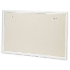 Pastel framed fabric bulletin board or magnetic board, simple, ornate or traditional linen pinboard available in small, medium, or large thedezignshoppe 5 out of 5 stars (1,492) U Brands Wood Framed Linen Bulletin Board In White Bed Bath Beyond