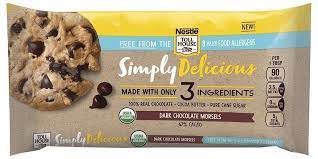 Nestle Tollhouse Simply Delicious Morsels Review Info Dairy Free Organic Chocolate Chip Delicious Food Allergens