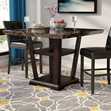 Made of acacia veneers, wood and engineered wood ; Storage Tall Kitchen Dining Tables You Ll Love In 2021 Wayfair