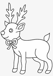 Download or print for free. Christmas Reindeer Coloring Page Christmas Coloring Pages To Print Cute Free Transparent Png Download Pngkey