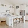 Organize a kitchen pantry with opening shelving keeping you motivated to showcase an easy to find design. 3