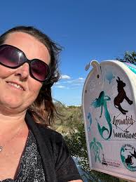 Door guardian at Cold Spring Harbor, NY home