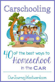 Are There Times You Need Homeschool In The Car These Creative Ideas Will Keep You Learning While The Homeschool Activities Homeschool Kindergarten Homeschool