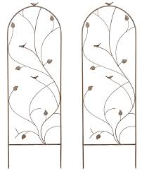 Crafted from galvanized steel and powder. Metal Trellis Uk Garden Products