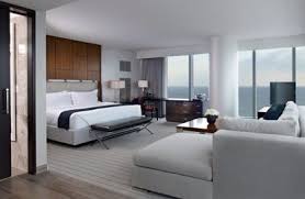 Hotel Room At Revel Casino In Atlantic City Bedroom Hotel Modern Bedroom Luxury Decor