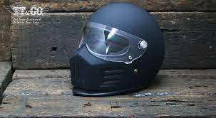 Tt Co Thompson 03 Full Face Motorcycle Helmet Matte Black