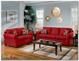 Red Microfiber Living Room Furniture Wohnzimmer Sofa Wohnzimmer Design Rotes Sofa