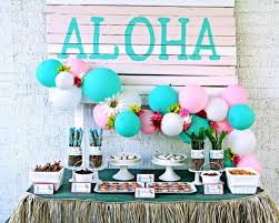 At each end are three hibiscus. 21 Hawaiian Luau Party Ideas Spaceships And Laser Beams