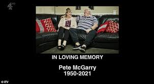 Beloved tv star passes away with family at his side after a short illness. Gogglebox Pays Tribute To Show S Star Pete Mcgarry Daily Mail Online