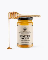 Easy to use with smart objects and layer styles. Honey Jar With Spoon Mockup Front View High Angle Shot In Jar Mockups On Yellow Images Object Mockups Free Mockup Mockup Free Psd Mockup