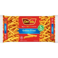 Carefully add frozen golden crinkle fries to form a single layer. Ore Ida Golden French Fries Fried Frozen Potatoes Value Size 5 Lb Bag Walmart Com French Fried Potatoes Fries Fried Potatoes