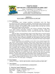 Kenangan di masa remaja dikala sekolah yang penuh dinamika terukir denga manisnya. Proposal Reuni