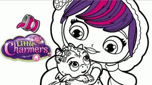 Little charmers hazel magic doll. Little Charmers Lavender Flare Dragon Nick Jr Coloring Book Creative Game For Children Youtube