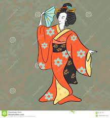 A friend of mine asked for a geisha tattoo design. Estilo Antiguo De La Mujer Japonesa Clasica Antigua De Japon Del Geisha Del Baile Del Dibujo Muchacha De Geisha Japonesa Hermosa Ilustracion Del Vector Ilustracion De Tokio Tradicional 92183130