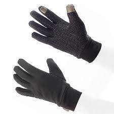 Gants tactiles avec clous rouge: Gants Tactiles Femme Sigrid Noir Mckinley Intersport
