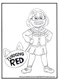 The best free, printable little red hen coloring pages! Turning Red Printable Coloring Sheets Inspired By Disney Pixar