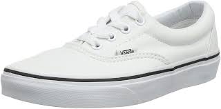 Tie your two remaining ends in a bow see below. Amazon Com Vans Unisex Era Skate Shoes Classic Low Top Lace Up Style In Durable Double Stitched Canvas And Original Waffle Outsole Fashion Sneakers