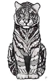 Tiger Art Print By Jessicaandersonart Society6 Tiger Art Tiger Artwork Art