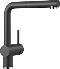 Wie ein wasserhahn mit und. Blanco Linus S Kuchenarmatur Anthrazit Schwarz 516688 Amazon De Baumarkt