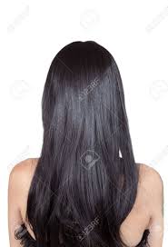 A wide variety of silky straight black hair options are available to you, such as hair extension type, human hair type. Rear View Of Girl With Black Silky Hair Isolated On White Background Stock Photo Picture And Royalty Free Image Image 12704700