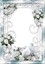 اطارات للصور روعة لتصميم 2014 اطارات جديجة مميزة لتصميم الفوتوشوب 2014 Wedding Picture Frames White Roses Rose Frame